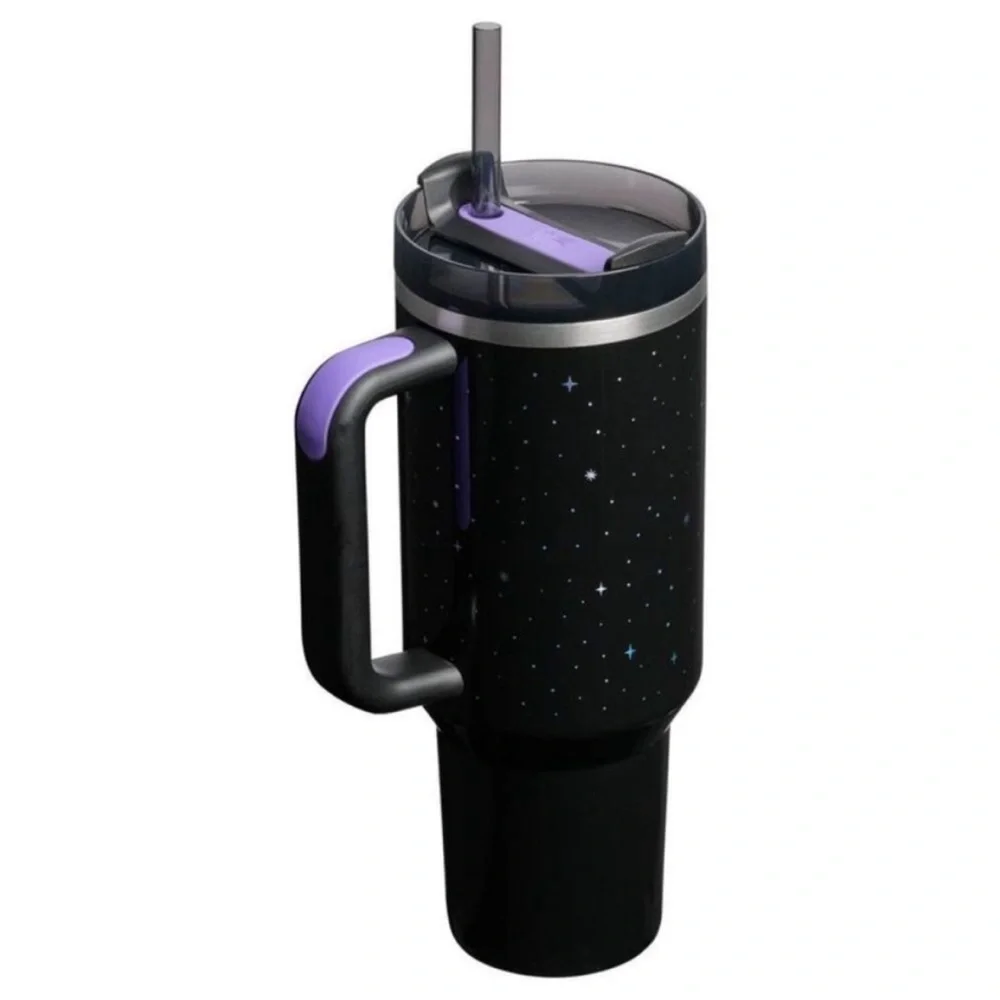 🎃 🦇 Stanley Halloween 40oz H2.0 Flowstate Quencher Tumbler in Spellcast Black - Picture 3 of 5